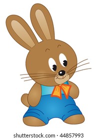 easter bunny - vector illustration