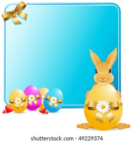 easter bunny - vector illustration