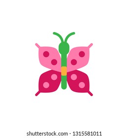 Easter, butterfly icon. Element of color easter illustration. Premium quality graphic design icon. Signs and symbols collection icon for websites, web design