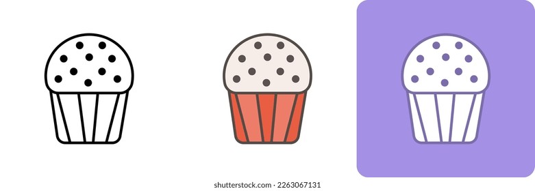 Easter Cake Icon Set features a collection of icons showcasing delicious cakes decorated with Easter-themed designs