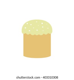 Easter cake icon. vector illustration