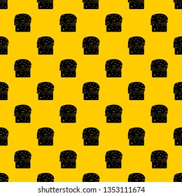 Easter cake pattern seamless vector repeat geometric yellow for any design