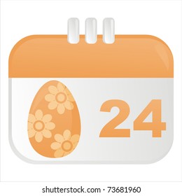 easter calendar icon