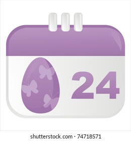 easter calendar icon
