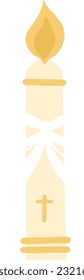 Illustration von Osterkerzen, handgezeichnet