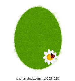 Easter card with colourful eggs. vector illustration