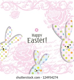Easter card with copy space
