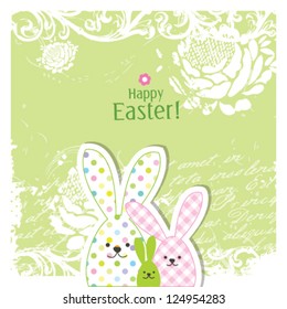 Easter card with copy space