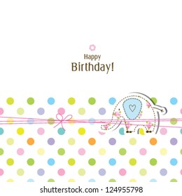 Easter card with copy space