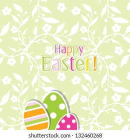 Easter card with copy space