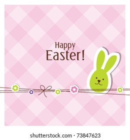 Easter card with copy space