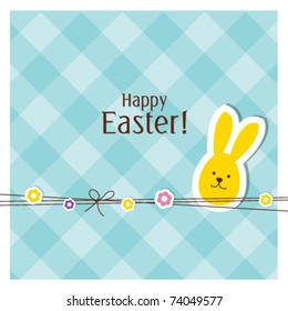 Easter card with copy space