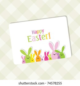 Easter card with copy space