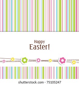 Easter card with copy space