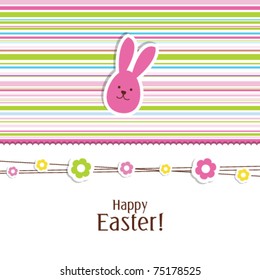Easter card with copy space