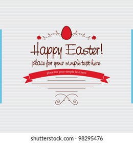 Easter card design