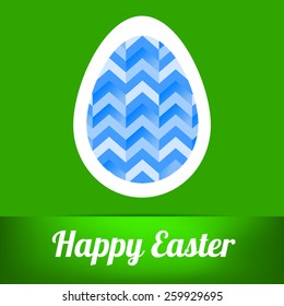 Easter card. Easter egg. Happy Easter. Vector