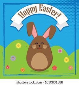 Easter Card (Egg Rabbit)