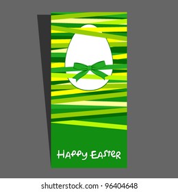 Easter card with egg. Easter card with egg. Vector illustration.