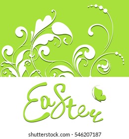 Easter card. Festive background. 
