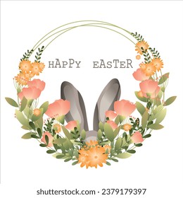 easter card floral ornament festive
