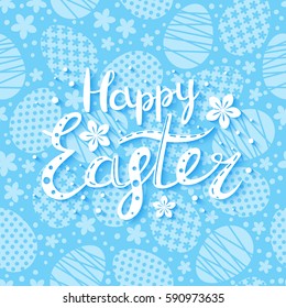 Easter card with greeting message