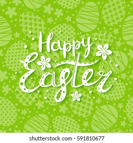 Easter card with greeting message