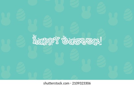 Tarjeta de Pascua con fondo de marco de papel colgado en forma de huevo.