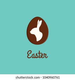 Easter card for Easter holidays design concept