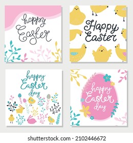 Easter card. Easter card with the inscription.