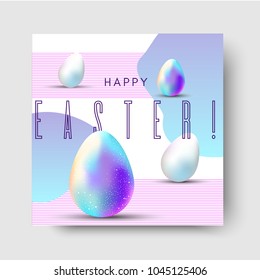 easter card purple 