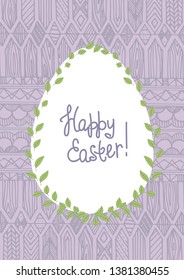 Easter card sketch by hand