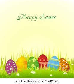 Easter card template