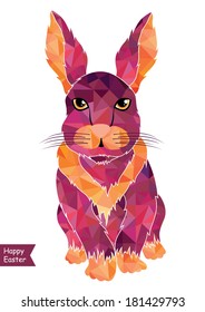 Easter card in vector format.