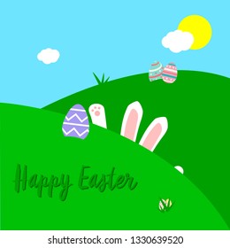 Easter Card vector graphic