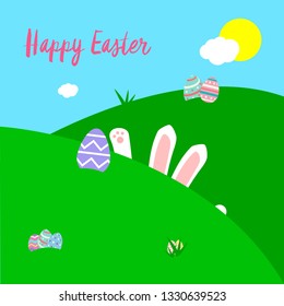 Easter Card vector graphic