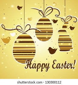 Easter card Vector illustration