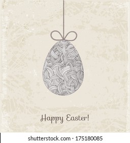 Easter card. Vector illustration