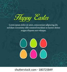 Easter card - Vector illustration