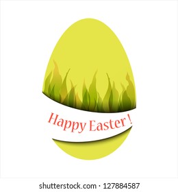 Easter card with the words Happy Easter