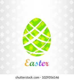 Easter cards vector cartoon characters and invitation banner design holiday decoration spring celebration traditional greeting symbols cut paper art. Easter chickens, eggs and flower illustration.
