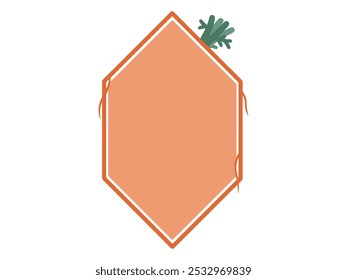 Fundo do Quadro da Borda da Cenoura de Páscoa