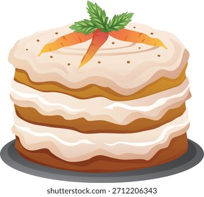easter carrot cake spring holiday dessert