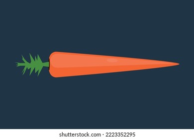 Easter Carrot. Cartoon vegetable vector