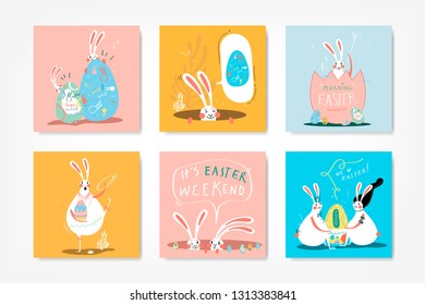 Easter celebration card vector