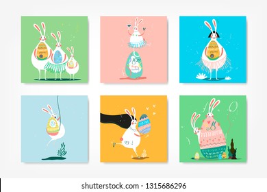 Easter celebration card vector