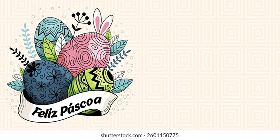Easter Celebration with Decorative Elements