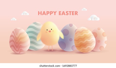 plantilla de tarjeta de saludo de celebración de Semana Santa vectorial/ilustración