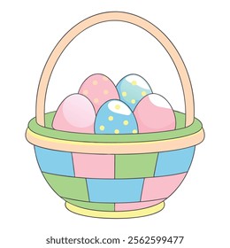 Easter Celebration Vector Illustrations | Festive Graphics on White Background