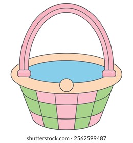 Easter Celebration Vector Illustrations | Festive Graphics on White Background